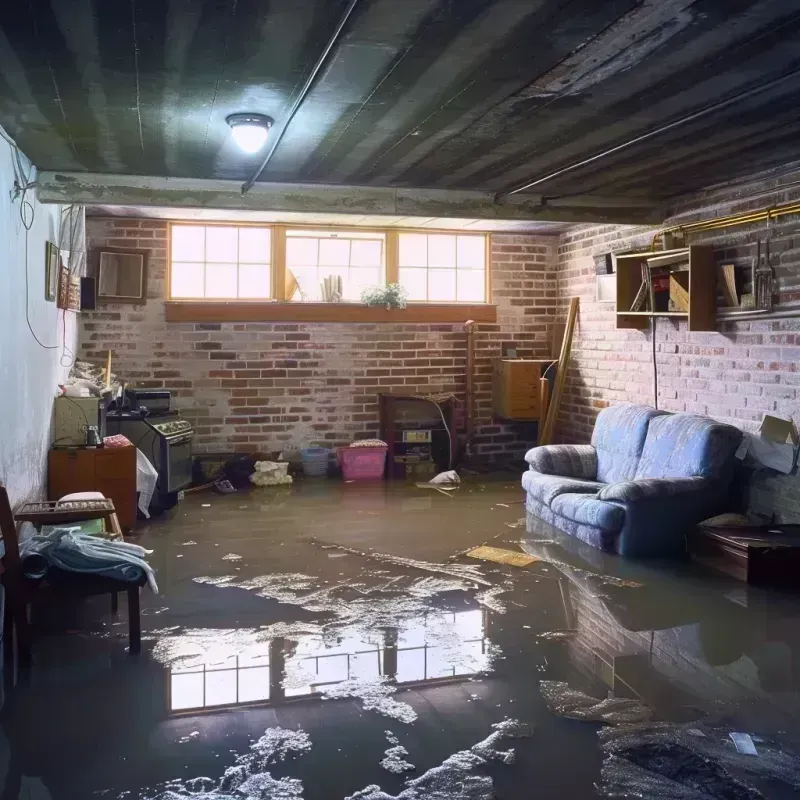 Flooded Basement Cleanup in Bedminster, PA